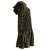 Vishes warmes Kleid Tunika Minikleid Samtshirt Hoody Longshirt olivegrün 42