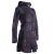 Vishes Mantel Jacke Cutwork Fleece warme Jacke schwarz 40