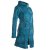 Vishes Mantel Jacke Cutwork Fleece warme Jacke türkis 38
