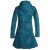 Vishes Mantel Jacke Cutwork Fleece warme Jacke türkis 44