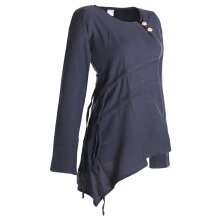 Zipfelshirt Zipfelkapuze Elfen Larp Gothic ohne Kapuze schwarz 34/36