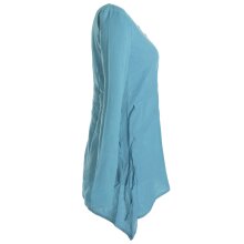 Zipfelshirt Zipfelkapuze Elfen Larp Gothic ohne Kapuze hellblau 34/36