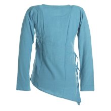 Zipfelshirt Zipfelkapuze Elfen Larp Gothic ohne Kapuze hellblau 42/44