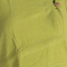 Zipfelshirt Zipfelkapuze Elfen Larp Gothic ohne Kapuze gelbgrün 34/36