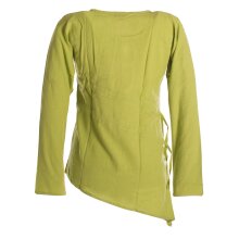 Zipfelshirt Zipfelkapuze Elfen Larp Gothic ohne Kapuze gelbgrün 42/44