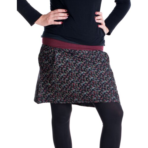 Vishes Mini Rock Goa Rock Hippie schwarz 38