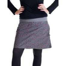 Vishes Mini Rock Goa Rock Hippie grau 42