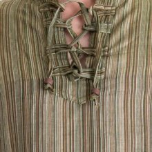 Vishes - Herren Kurta Langarm Baumwollhemd Fischerhemd Kapuze Kapuzenhemd olive XL