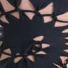 Vishes Leggings Hose Cutwork Goa Hose Elfen schwarz 34/36