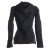 Vishes Goa Jacke Hoodie Zipfelkapuze Sweatjacke schwarz-uni 34