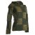Vishes Goa Jacke Hoodie Zipfelkapuze Sweatjacke olive 46