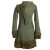 Vishes Zipfelkapuze Jacke Elfenjacke Larp Hippie UNIKAT olive 40