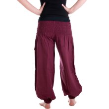 Vishes Harmeshose Goa Hose dunkelrot 34/36