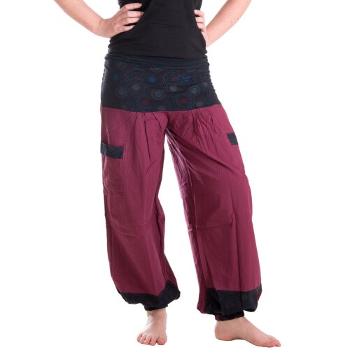 Vishes Harmeshose Goa Hose dunkelrot 44/46