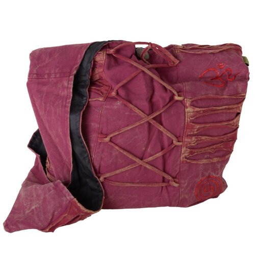 Vishes Tragetasche Umhängetasche Damentasche Beuteltasche dunkelrot