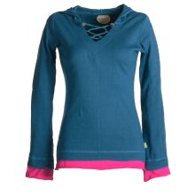 Vishes Zipfelshirt Zipfelkapuze Elfen Larp türkis 44/46