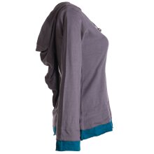 Vishes Zipfelshirt Zipfelkapuze Elfen Larp grau 44/46