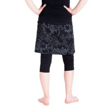 Vishes - Damen Mini Rock mit kurzer Hose drunter Schwarz 36