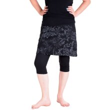 Vishes - Damen Mini Rock mit kurzer Hose drunter Schwarz 42