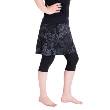 Vishes - Damen Mini Rock mit kurzer Hose drunter Schwarz 44