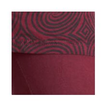 Vishes Hose mit Rock Hippie Hose Goa Rock Hippie Cacheur dunkelrot 40-42