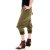 Vishes Boyfriend Hose Haremshose Pluderhose olive 42