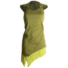 Vishes Mini Kleid Goa Neckholder Kleid zweifarbig...