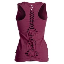 Vishes Dehnbares Sommer Shirt mit Cutwork auf dem...