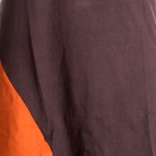 Vishes Mini Kleid Goa Neckholder Kleid Zipfelkleid braun 34