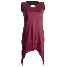 Vishes Zipfeliges Elfenkleid aus Baumwolle - mit rundem...