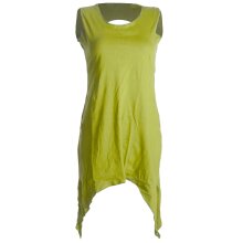 Vishes Zipfeliges Elfenkleid aus Baumwolle - mit rundem...