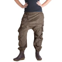 Vishes Cordhose Haremshose warm olive 42