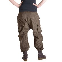 Vishes Cordhose Haremshose warm olive 44