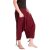 Vishes Extra Weite Hose mit Taschen 3/4 Hose dunkelrot