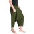 Vishes Extra Weite Hose mit Taschen 3/4 Hose olive