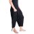 Vishes Extra Weite Hose mit Taschen 3/4 Hose schwarz