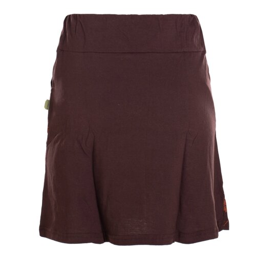 Vishes besticker Mini Rock mit Pflanzendruck braun 36