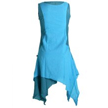 Vishes Ärmelloses Zipfeliges Lagenlook Kleid /...