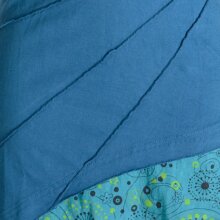 Vishes asymmetrisches Sommerkleid aus leichtem Jerseystoff türkis 46