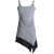 Vishes asymmetrisches Sommerkleid aus leichtem Jerseystoff grau 38