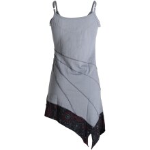 Vishes asymmetrisches Sommerkleid aus leichtem Jerseystoff grau 44