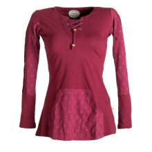 Vishes Sweater mit Bändern aus Baumwolljersey...