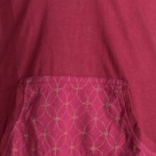 Vishes Sweater mit Bändern aus Baumwolljersey dunkelrot 46-48