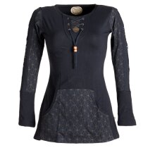 Vishes Sweater mit Bändern aus Baumwolljersey...