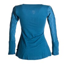 Vishes Sweater mit Bändern aus Baumwolljersey...