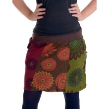 Vishes Mini Rock Goa Rock Hippie Cacheur braun 34/36