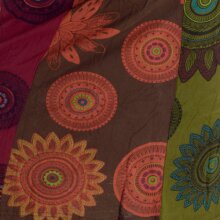 Vishes Mini Rock Goa Rock Hippie Cacheur braun 38