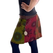 Vishes Mini Rock Goa Rock Hippie Cacheur braun 38