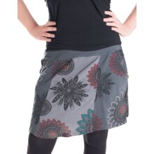 Vishes Mini Rock Goa Rock Hippie Cacheur grau 34/36