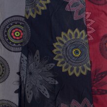 Vishes Mini Rock Goa Rock Hippie Cacheur schwarz-rot 36